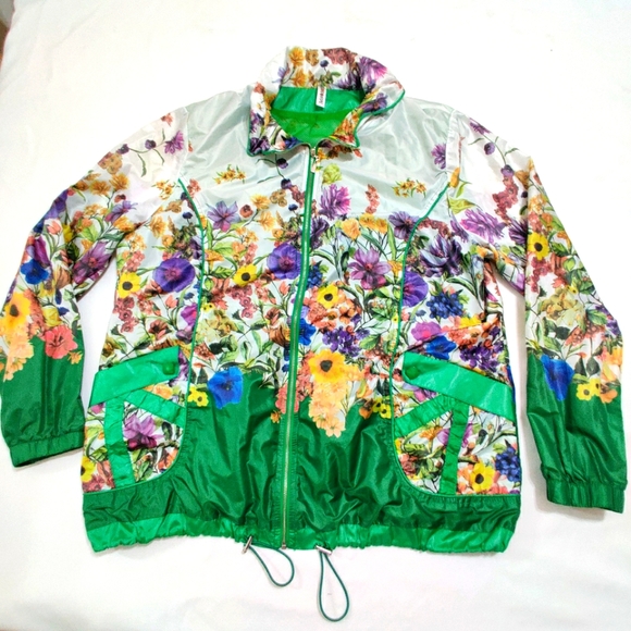 Jackets & Blazers - Multicolor Floral Wind Breaker